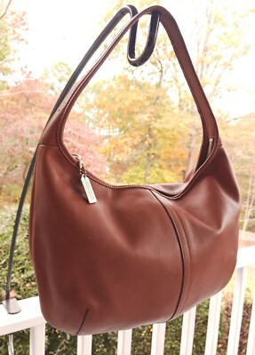 Coach 9226 SMALL British Tan Leather Ergo Shoulder Bag | eBay