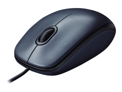 Logitech M100 Optische USB Maus kabelgebunden Schwarz Black Optical USB Mouse