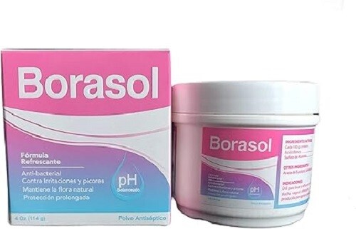 Borasol Antiseptic Powder -polvo Antiseptico 4oz Genuine