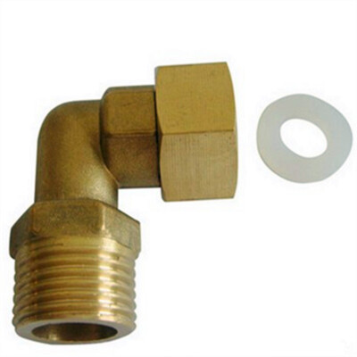 1Pc 1/2'' DN15 Connection Elbow Female-Male Pipe Brass Adapter Coupler Connector 