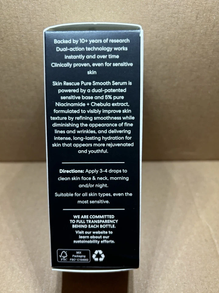 Suero puro Bare Minerals Skin Rescue 1 FL OZ cuidado de la piel salud y belleza mujeres hombres Foto 4 de 4