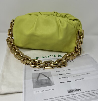 BOTTEGA VENETA ゴールドショルダーバッグ BOTTEGAVENETA ボッテガヴェネタ チェーンカセットショルダー