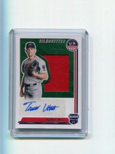 2022 Stars and Stripes Collegiate Silhouettes Tanner Witt Auto Jersey 218/250