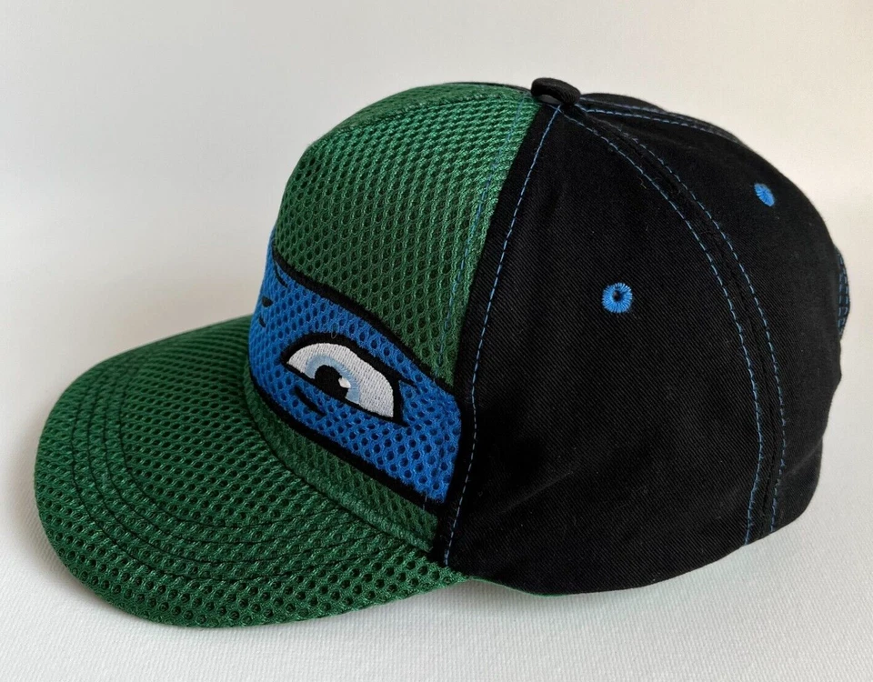 Gorra Leonardo Teenage Mutant Ninja Turtle verde y azul talla ajustable Foto 4 de 4
