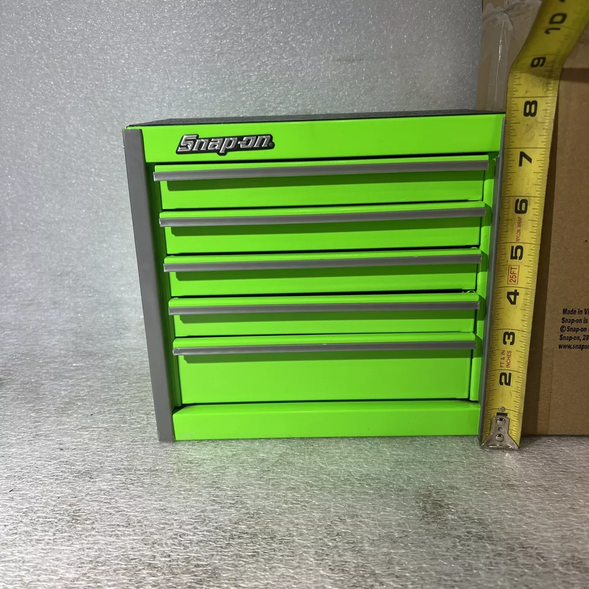 Snap On Extreme Green Mini Micro Tool Box Bottom Chest KMC922APJJ NEW IN BOX