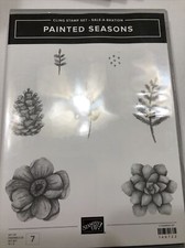 Stampin Up PAINTED SEASONS stamp set FOUR SEASONS FRAMELITS DIES. All New