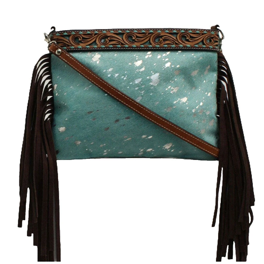 Bolsos y carteras occidental con flecos para mujer