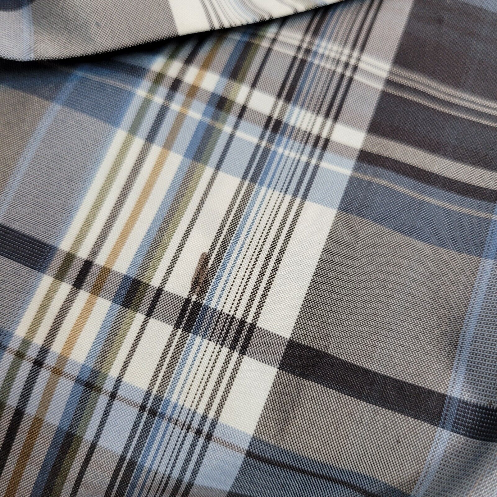 Kuhl, Blue/Gray Plaid Short Sleeve Button Down Sh… - image 11