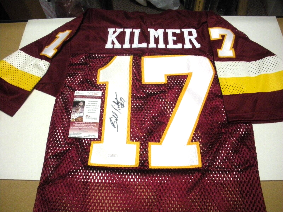 BILLY KILMER WASHINGTON REDSKIN JSA/COA SIGNED OFFICIAL LICENSED
