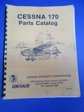 Cessna 170 Parts Catalog Univair P/N UP106-12 (0325-172)
