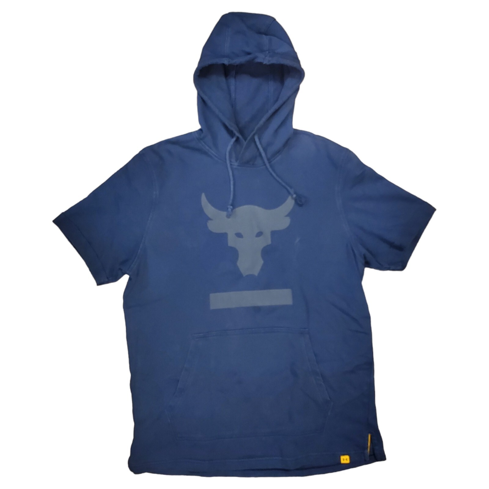 UNDER ARMOUR Sweater Mens Medium Blue PROJECT ROCK Bull Logo