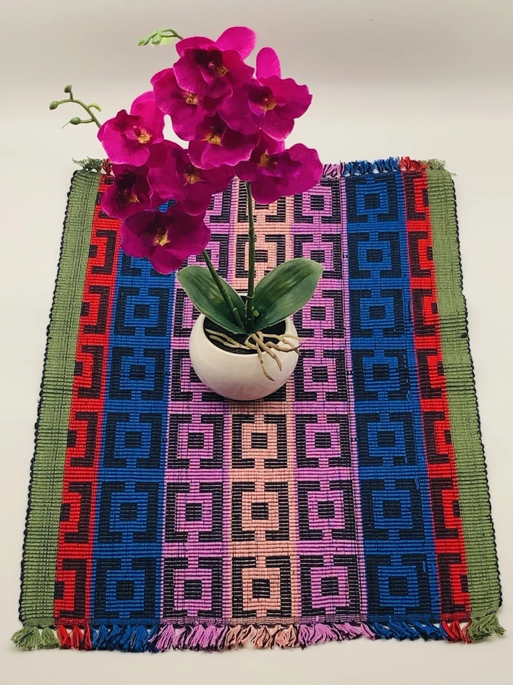 Platzset / Tischmatten, 100% handgefertigte Wolle 🧶Tischset, Satranji Tischest