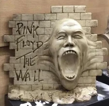 Handmade PINK FLOYD The Wall SCULPTURE -- Bust Figure Statue music rock cd lp !!
