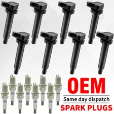 8 Ignition Coil & 8 Iridium Spark Plug for Toyota Tundra Sequoia 4.7L V8 UF230