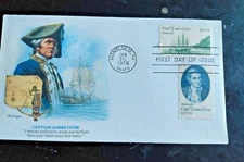 EXPLORER CAPTAIN COOK HAWAII COMBO 1978  FLEETWOOD CACHET FDC VF UNADDR