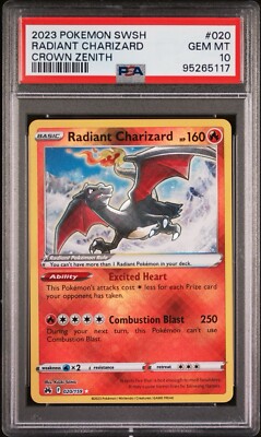Pokemon Crown Zenith Radiant Charizard #011/078 PSA 10 Gem Mint | eBay