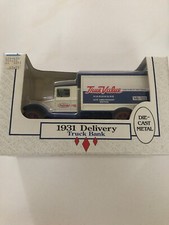 Vintage 1991 ERTL 1931 Delivery Truck Bank Die Cast Metal