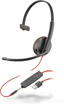 Plantronics   Blackwire 3215, kabelgebundenes USB-A Headset 209746-201 Mono
