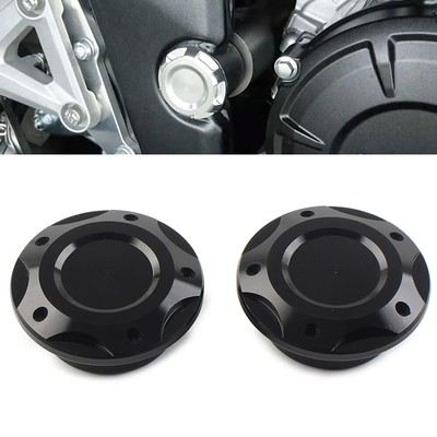 Frame Hole Caps Plug Cover Motorcycle Black Fit Yamaha YZF-R3 MT-03 R25 MT25 USA