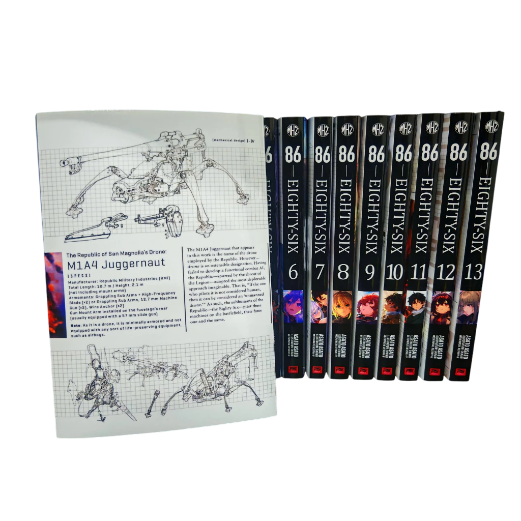 86 EIGHTY-SIX Light Novel (SINGLE/FULL SET) Volume 1-13 English