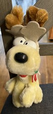 Vintage 1983 13" ODIE Plush Garfield Dog United Features Syndicate Inc