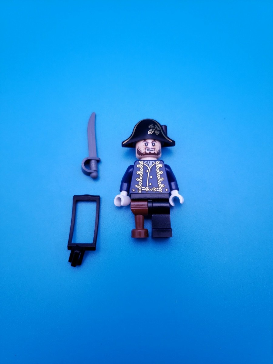 Lego Pirates of Caribbean Minifigure Hector Barbossa with Pegleg, Satchel  4192