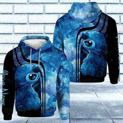 Personalized Stitch 3D HOODIE Mother Day Gift All Over Print Best Price Us size