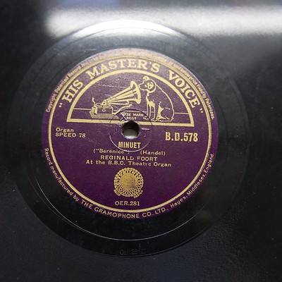 78rpm REGINALD FOORT bernice - minuet / xerxes - largo BD 578