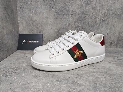 New - GUCCI ACE Bee Embroidery Women's 431942 A38G0 9064 | eBay