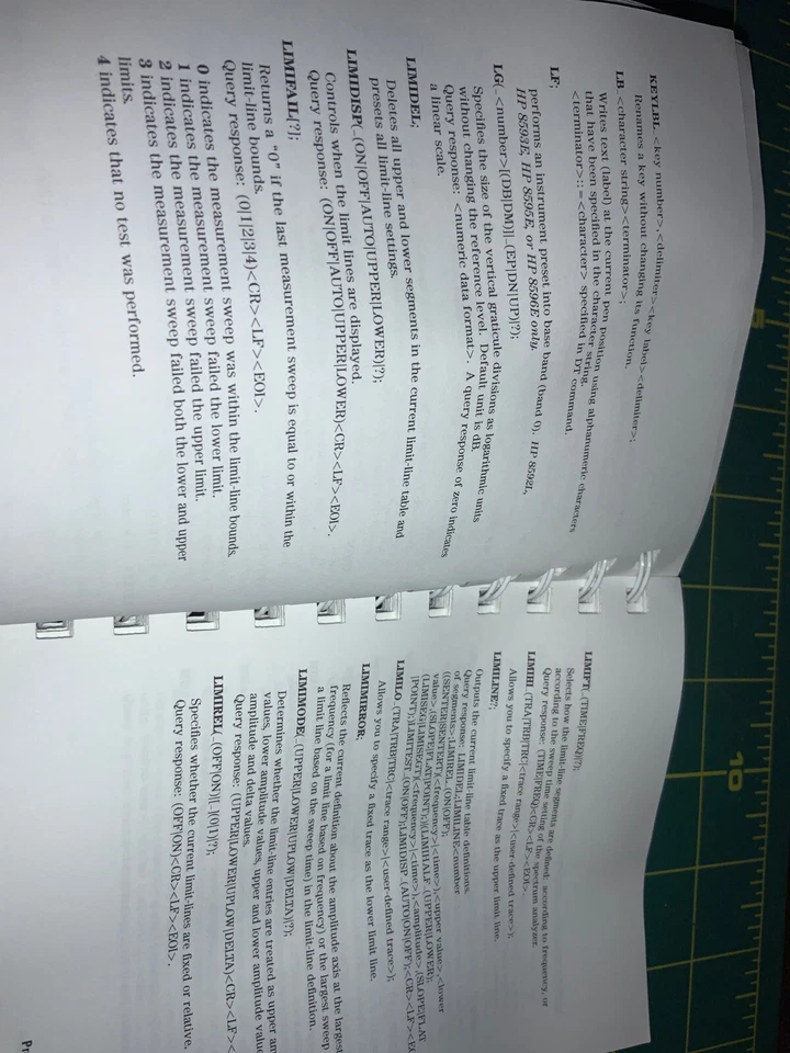 8590 E-series And L-series Spectrum Analyzers Quick Reference Guide - Image 3 of 4