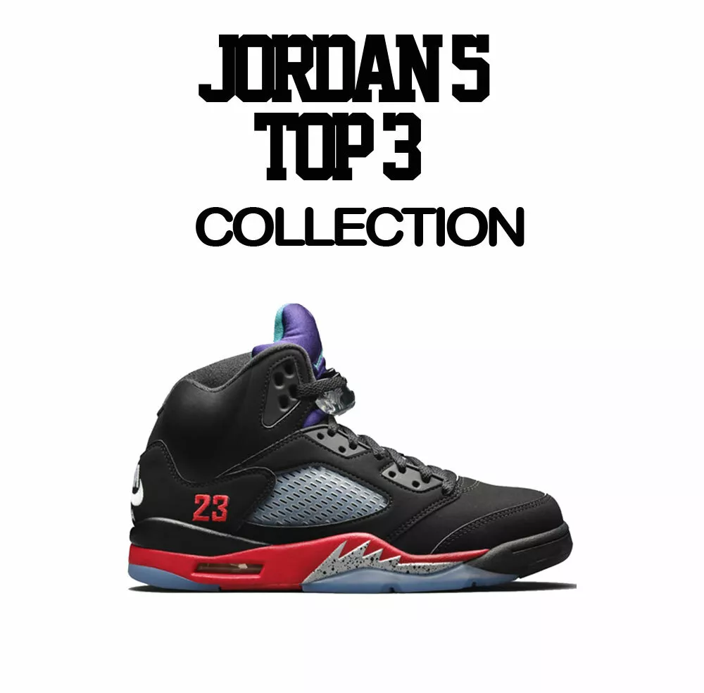 Jordan 5 top 3 clearance shirt