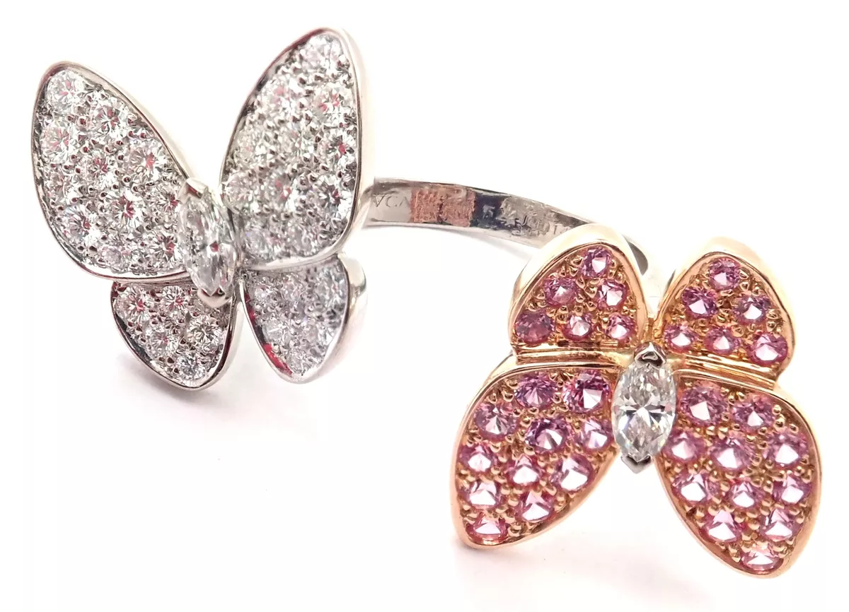 Two butterfly ring discount