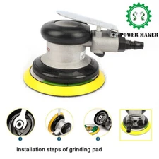 5" Car Polisher Buffer Sander Pneumatic Polishing Machine Random Orbital Sander