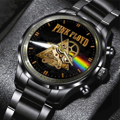 Pink Floyd Black Stainless Steel Watch