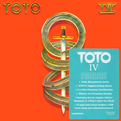 Toto ~ Toto IV (1982) CD 2015 Rock Candy Records Europe •• NEW