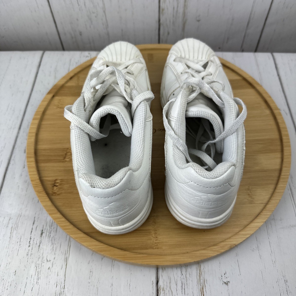Adidas Superstar Volcano Mens Size 7 US White Leather Lace  display picture 1