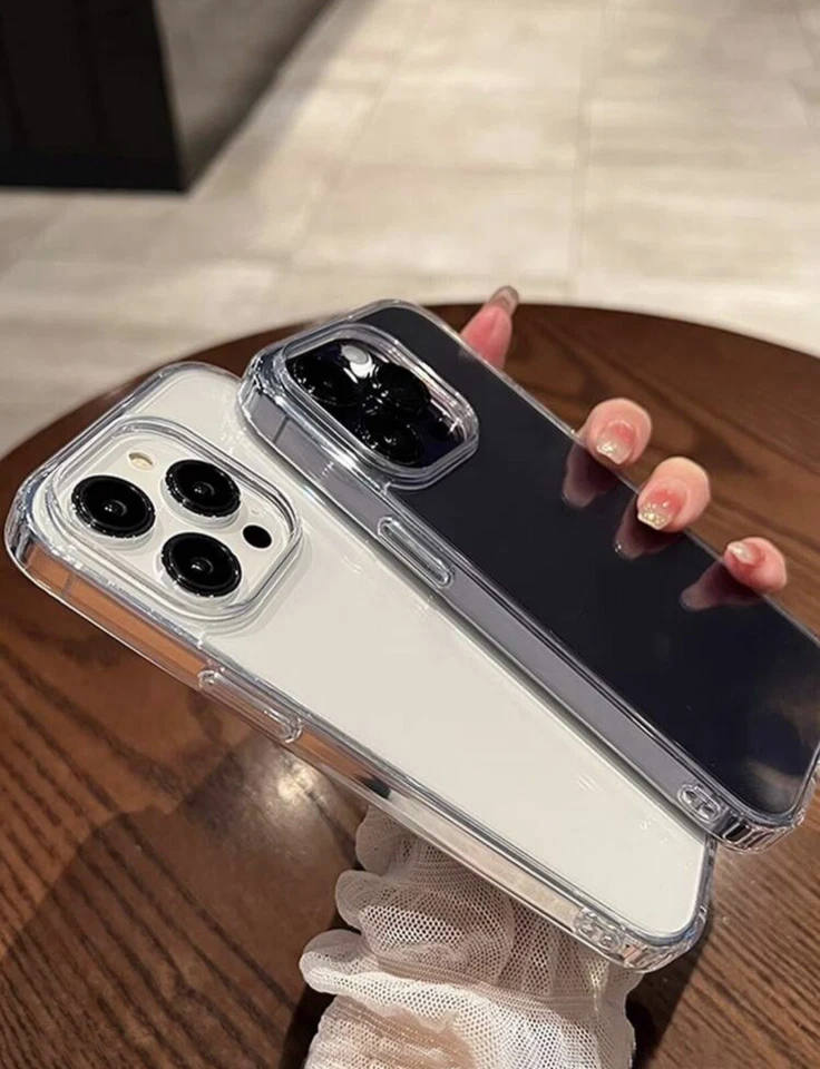Funda rígida acrílica transparente compatible con fundas para Apple iPhone 11 Foto 2 de 4