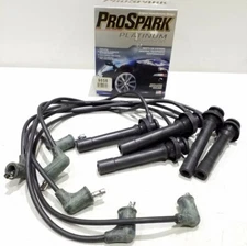 9656 Prospark Platinum Ignition Wire Set 7mm Black Made In USA 9656