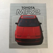 Vintage Toyota MR2 Car Sales Brochure Catalog Advertising