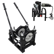 110V HDPE PP Pipe Fusion Welder Pipe Butt Melting Machine 2 Clamp 2.48''-6.3''