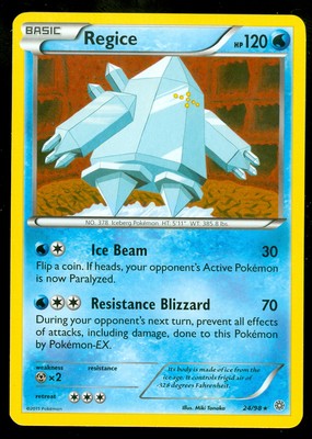 Pokemon REGICE 24/98 - XY Ancient Origins - RARE - MINT