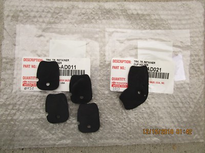 2001-2004 Toyota Tacoma Center Console Cup Holder Rubber Inserts – Set Of 5 OEM Style