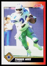 Tommie Agee, 1991 Score, #177, Dallas Cowboys,