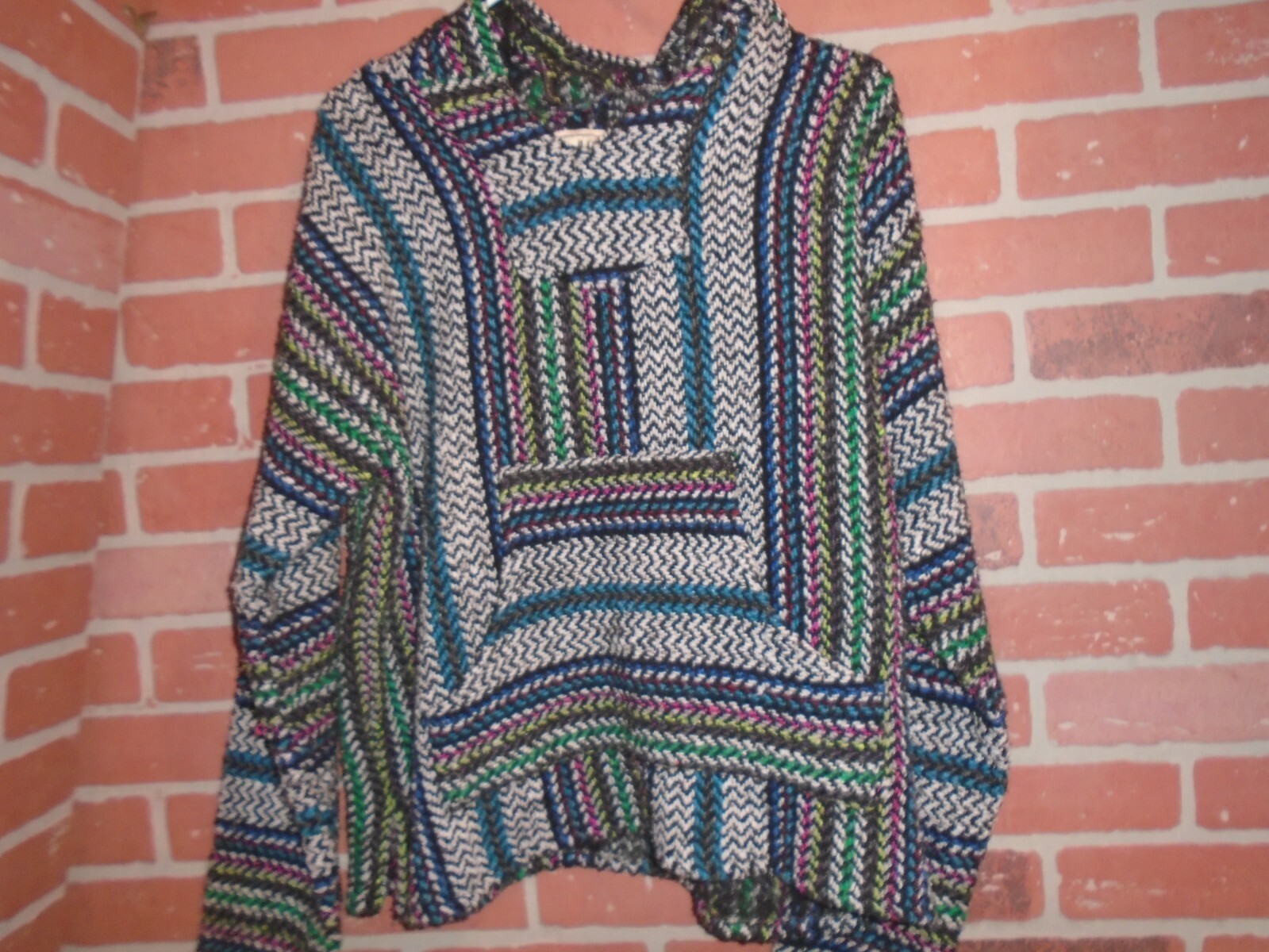 BAJA JOE HOODIE MEXICAN STYLE SWEATER 