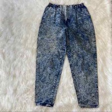 Vtg Levi s Size 14 Acid Washed High Waisted Jeans