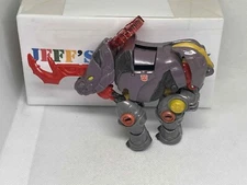 Transformers Cybertron BACKSTOP Scout Class Rhino Figure Hasbro 2005