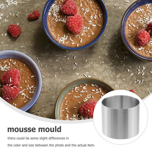 12pcs Round Cake Rings Stainless Steel Cheese Cake Pastry Ring Mini Mousse Ri... - Picture 2 of 9