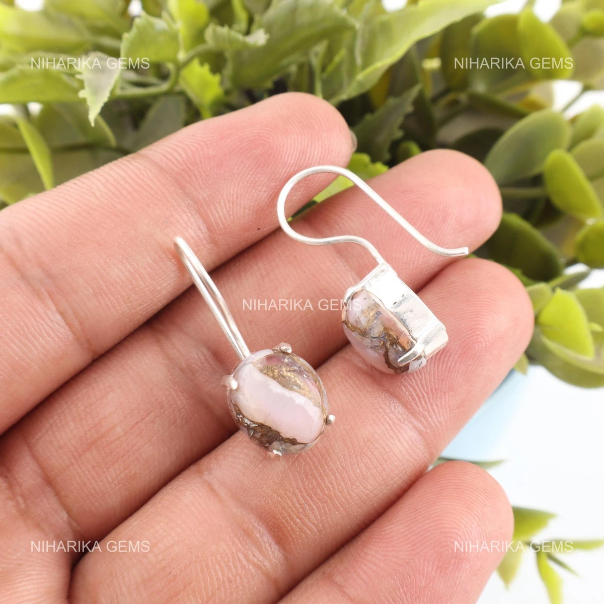 Orecchini pendenti con perle di design in argento sterling 925 con