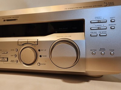 RARE VTG Sony STR-V535 Digital 5.1 Channel Av Receiver Gold. USA