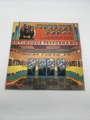 STONE THE CROWS Continuous Performance LP Vinyl Plays Well VG+ 1972 Polydor 